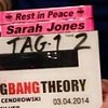 Herci vzpomněli na zesnulou Sarah Jonesovou