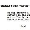 Přečtěte si první stránku scénáře z pokračování Gilmorových děvčat