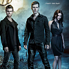 Plakát hlavních hrdinů seriálů The Originals a The Vampire Diaries