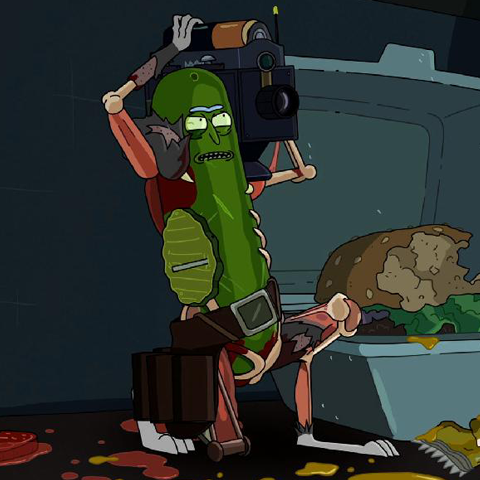 Rick a Morty se radují z titulu Nejlepší animovaný seriál